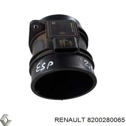 8200280065 Renault (RVI) sensor de fluxo (consumo de ar, medidor de consumo M.A.F. - (Mass Airflow))