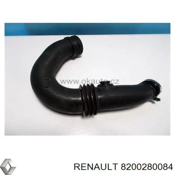 Купить 8200280084 Renault (RVI) Патрубок воздушный, вход в турбину (наддув)