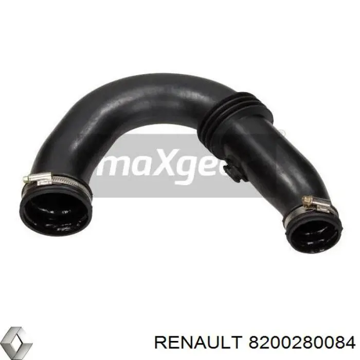 Патрубок воздушный, вход в турбину (наддув) 8200280084 Renault (RVI)