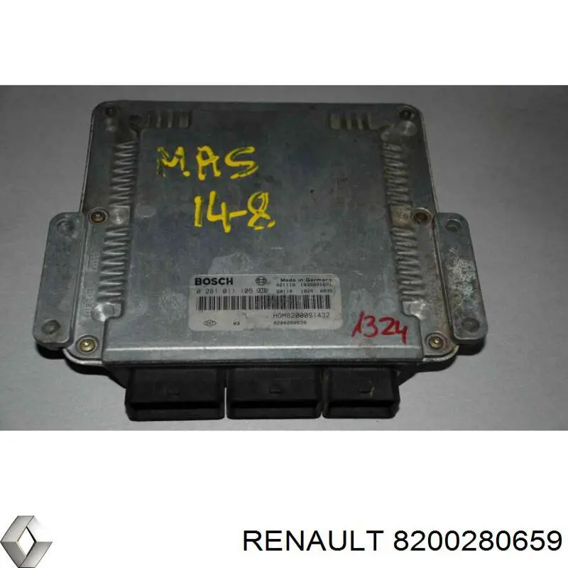 Модуль управления двигателем Renault (RVI) 0281011105