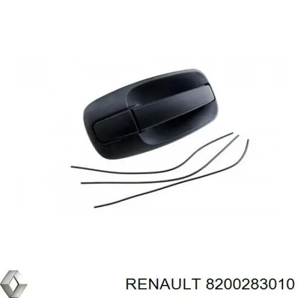 8200283010 Renault (RVI) maçaneta direita externa da porta traseira (batente)
