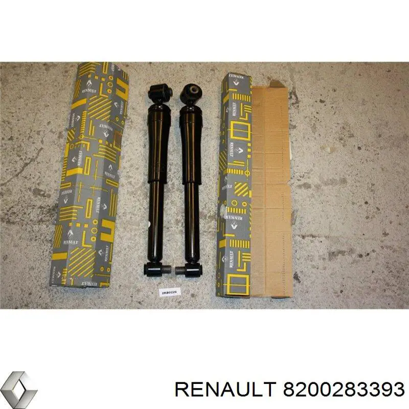 8200283393 Renault (RVI) amortecedor traseiro
