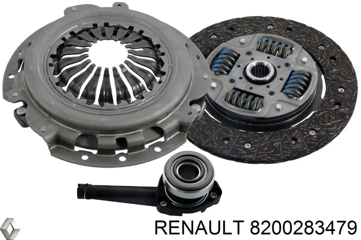 8200283479 Renault (RVI) kit de embraiagem (3 peças)