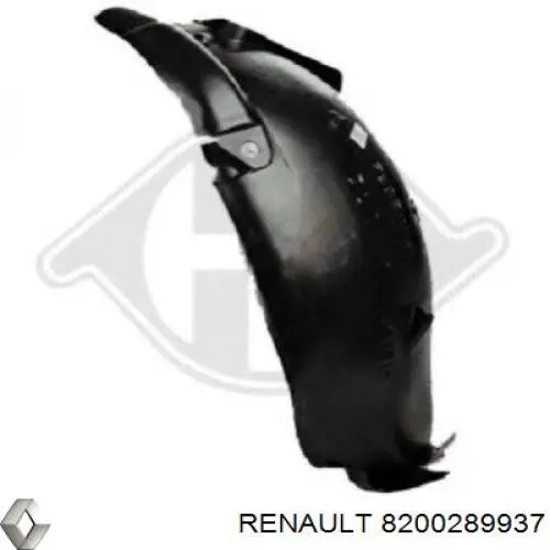 Подкрылок крыла переднего правый передний Renault (RVI) 8200289937