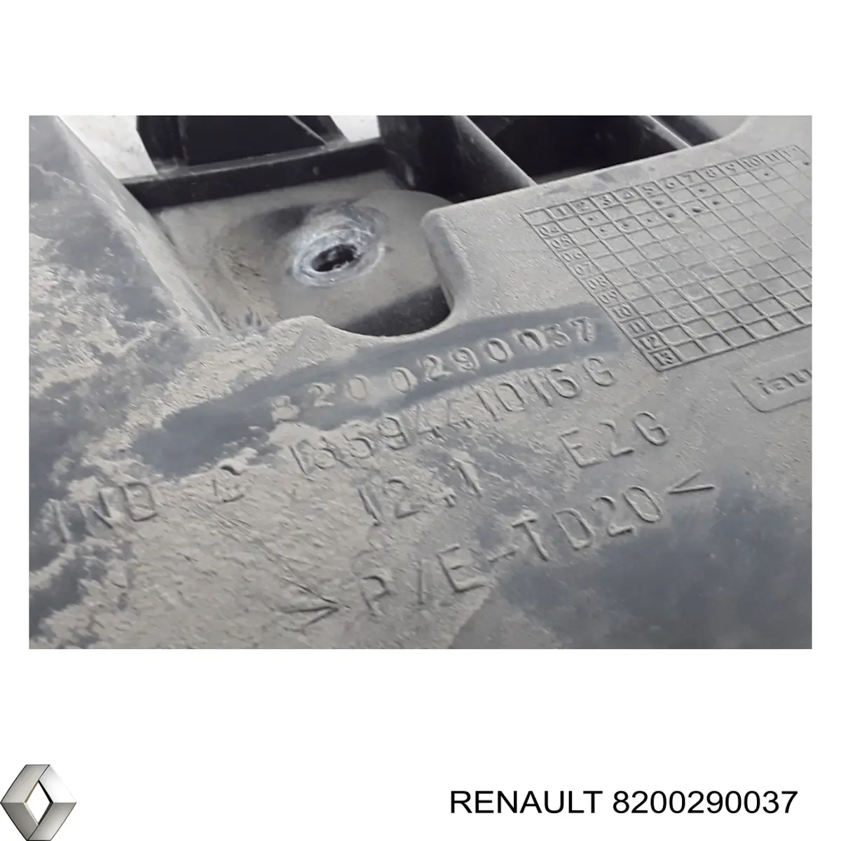 Купить 8200290037 Renault (RVI) Левый кронштейн крепления бампера заднего