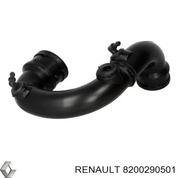 Патрубок воздушный, выход из турбины/компрессора (наддув) Renault (RVI) 8200290501