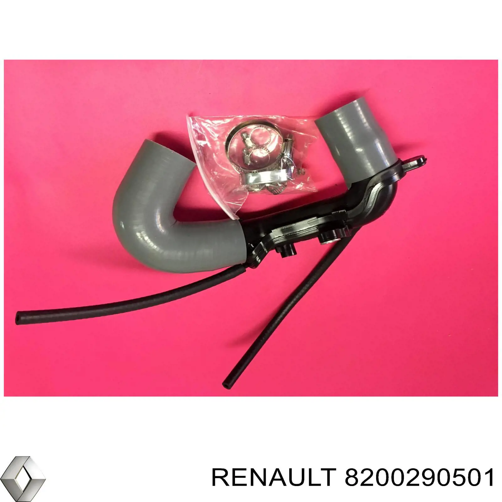 Купить 8200290501 Renault (RVI) Патрубок воздушный, выход из турбины/компрессора (наддув)