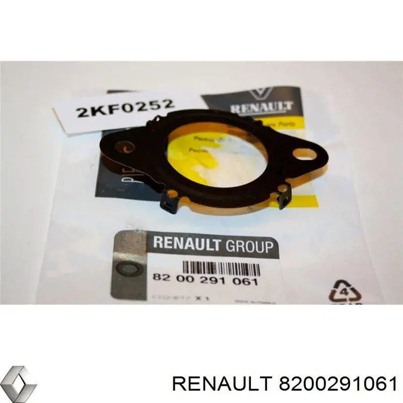 Прокладка патрубка EGR к головке блока (ГБЦ) Renault (RVI) 8200291061