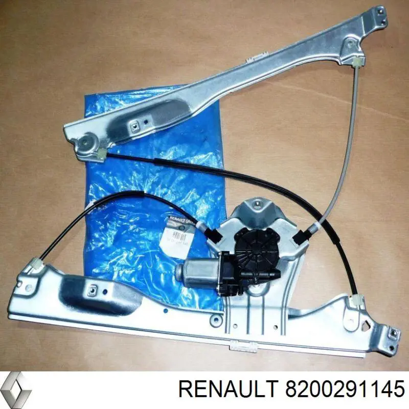 8200291145 Renault (RVI) mecanismo de acionamento de vidro da porta dianteira esquerda