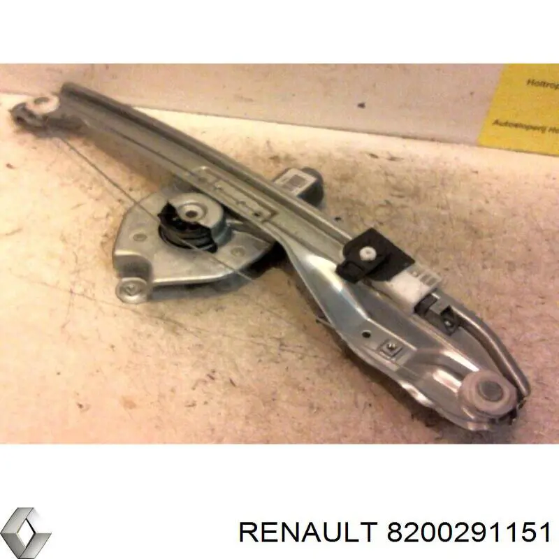 Купить 8200291151 Renault (RVI) Механизм стеклоподъемника двери задней левой