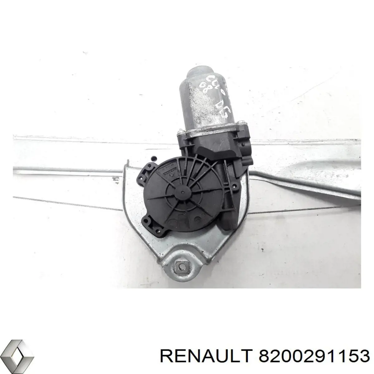 Механизм стеклоподъемника двери задней правой 8200291153 Renault (RVI)