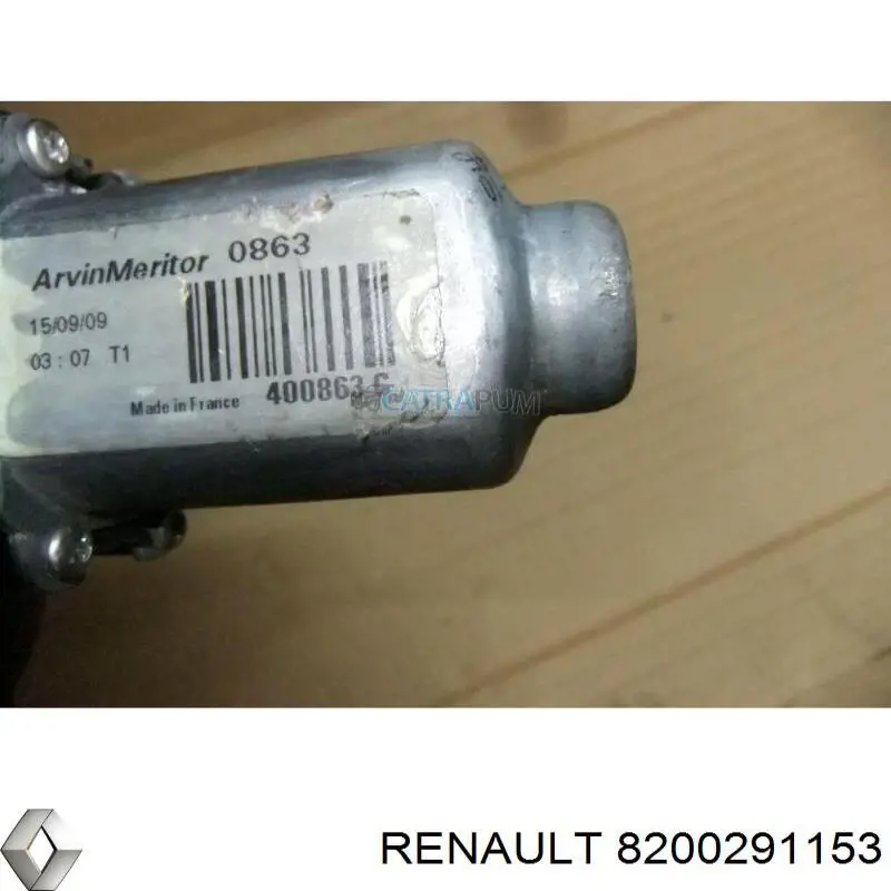 Купить 8200291153 Renault (RVI) Механизм стеклоподъемника двери задней правой