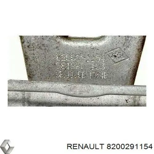 Mecanismo de acionamento de vidro da porta traseira esquerda 8200291154 Renault (RVI)