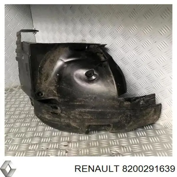 Подкрылок крыла переднего правый задний 7700312791 Renault (RVI)