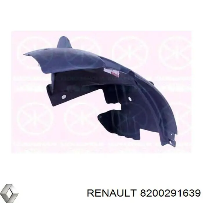 7700312791 Renault (RVI) Подкрылок крыла переднего правый задний