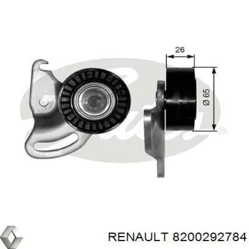 8200292784 Renault (RVI) натяжной ролик