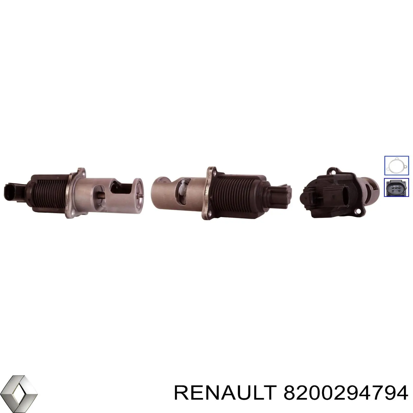 Приборы управления системы рециркуляции Renault (RVI) 8200294794 цена, от 29.22 USD