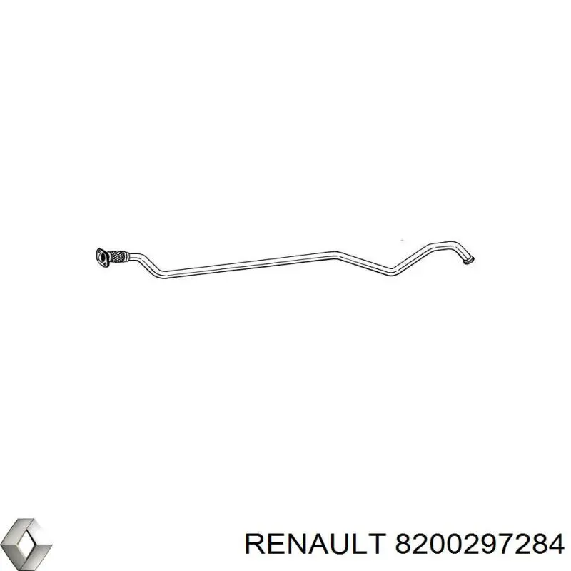 Приёмная труба 8200297284 Renault (RVI)