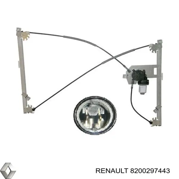 Механизм стеклоподъемника двери передней левой 8200297443 Renault (RVI)