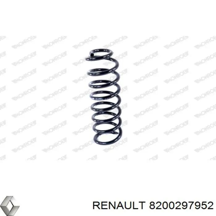 Пружина задняя Renault (RVI) 8200297952