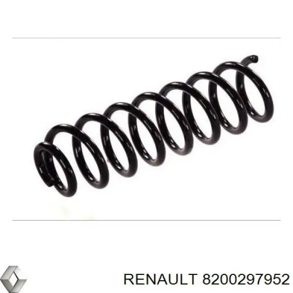 Muelle de suspensión eje trasero 8200297952 Renault (RVI)