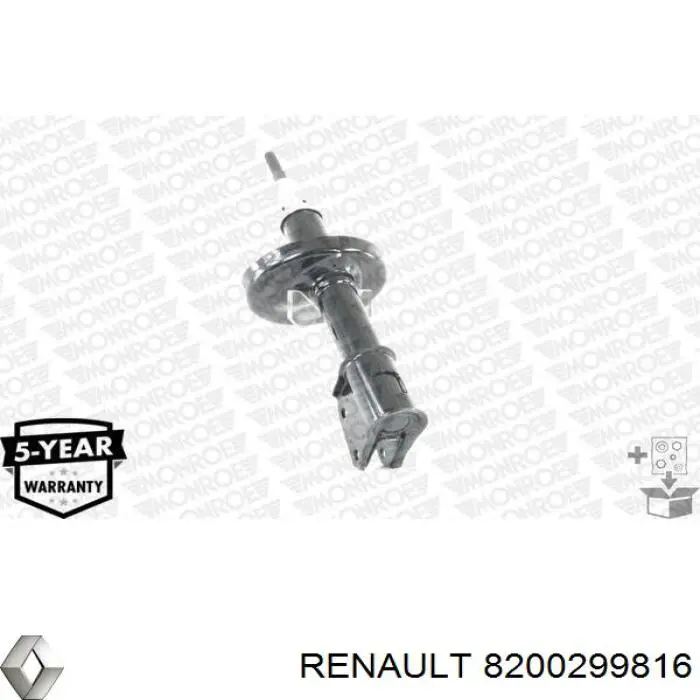 Стойка амортизатора передняя Renault (RVI) 8200299816 цена, от 37.25 USD