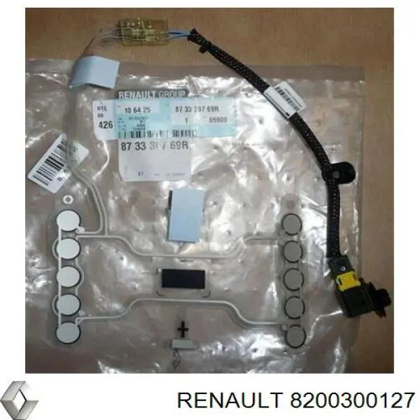 Замок передней правой двери 8200300127 Renault (RVI)