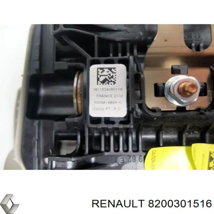 Подушка безопасности водителя 8200301516 Renault (RVI)