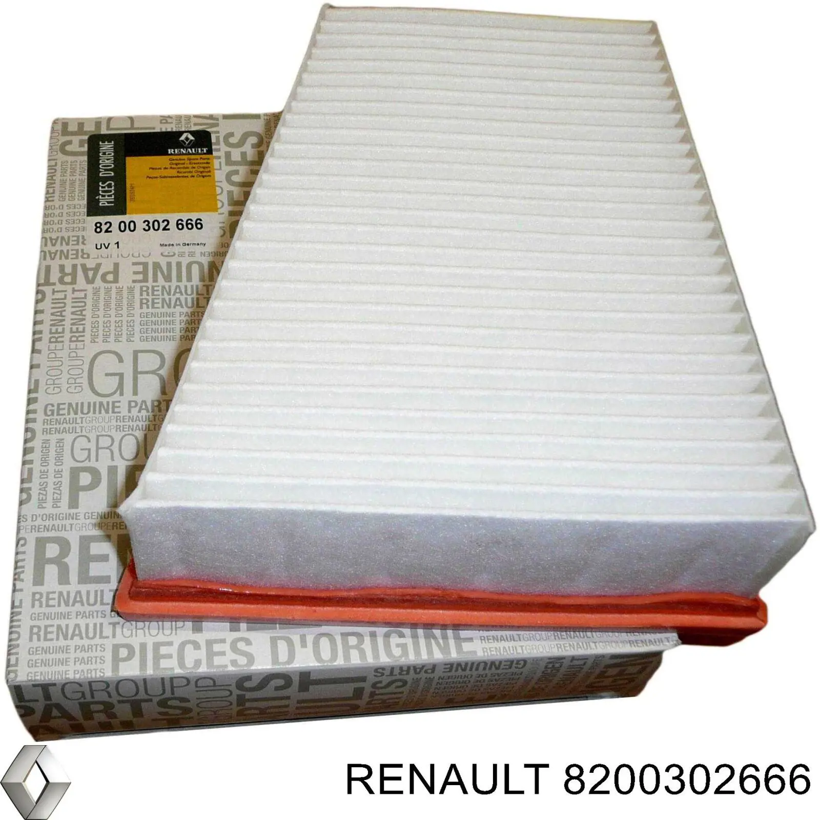 Элемент воздушного фильтра Renault (RVI) 8200302666 цена, от 10.35 USD
