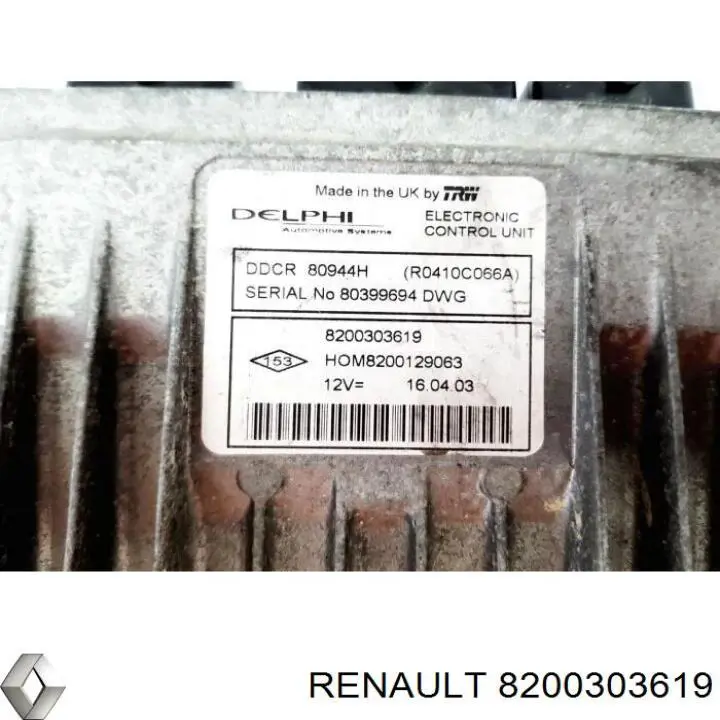  Renault (RVI) 8200303619 цена, от 36.71 USD