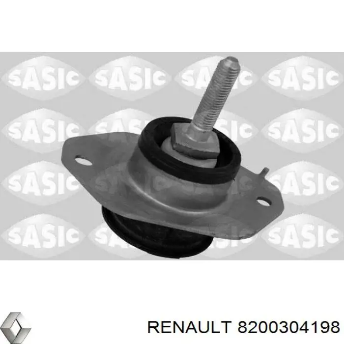 Soporte motor izquierdo 8200304198 Renault (RVI)