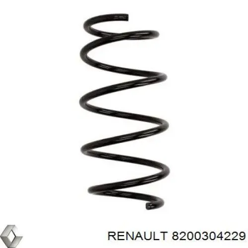 Передняя пружина 8200304229 Renault (RVI)