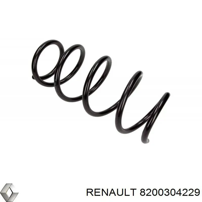 Передняя пружина 8200304229 Renault (RVI)