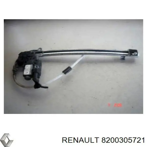 Mecanismo de acionamento de vidro da porta traseira direita para Renault Laguna (BG0)