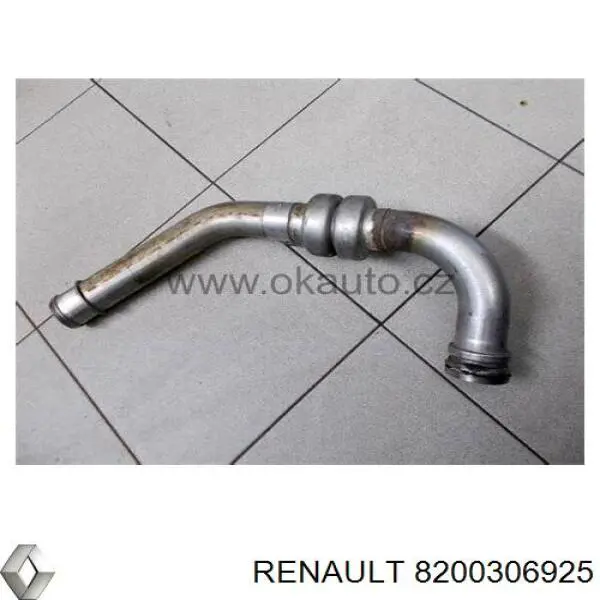 Патрубок воздушный, выход из турбины/компрессора (наддув) Renault (RVI) 8200306925 цена, от 8.87 USD
