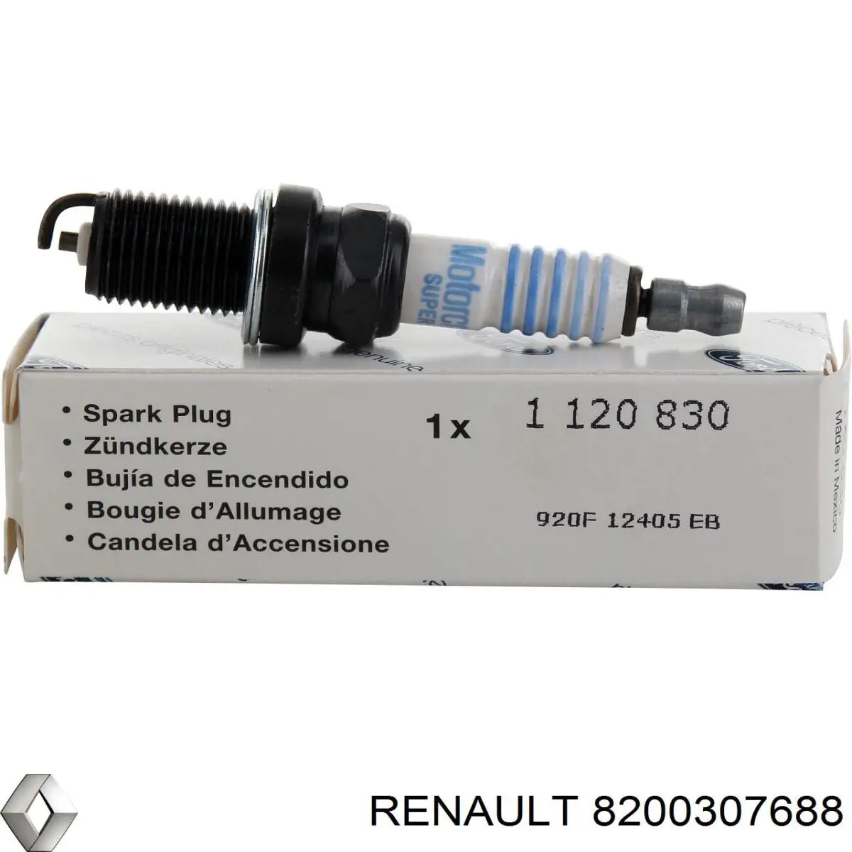 Купить 8200307688 Renault (RVI) Свечи автомобильные