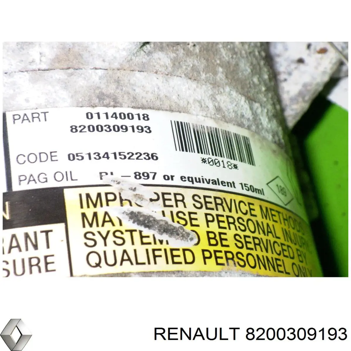 Насос кондиционера Renault (RVI) 8200309193