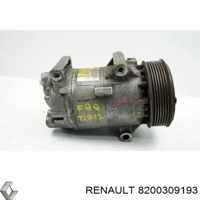 Компрессор кондиционера 8200309193 Renault (RVI)