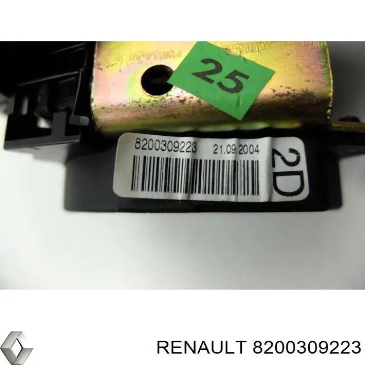 Ремень безопасности задний правый 8200309223 Renault (RVI)