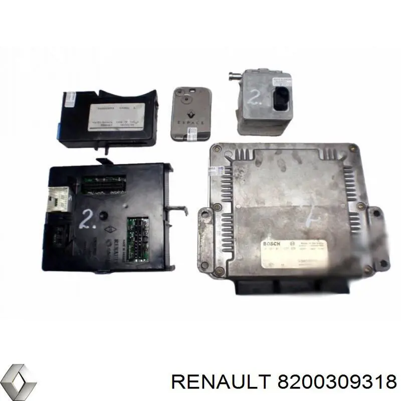 Блок управления двигателем 8200309318 Renault (RVI)