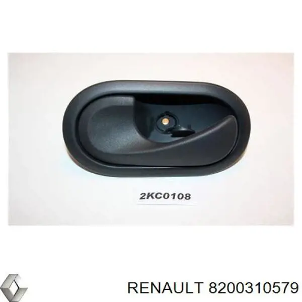 8200310579 Renault (RVI) maçaneta interna dianteira/traseira da porta esquerda