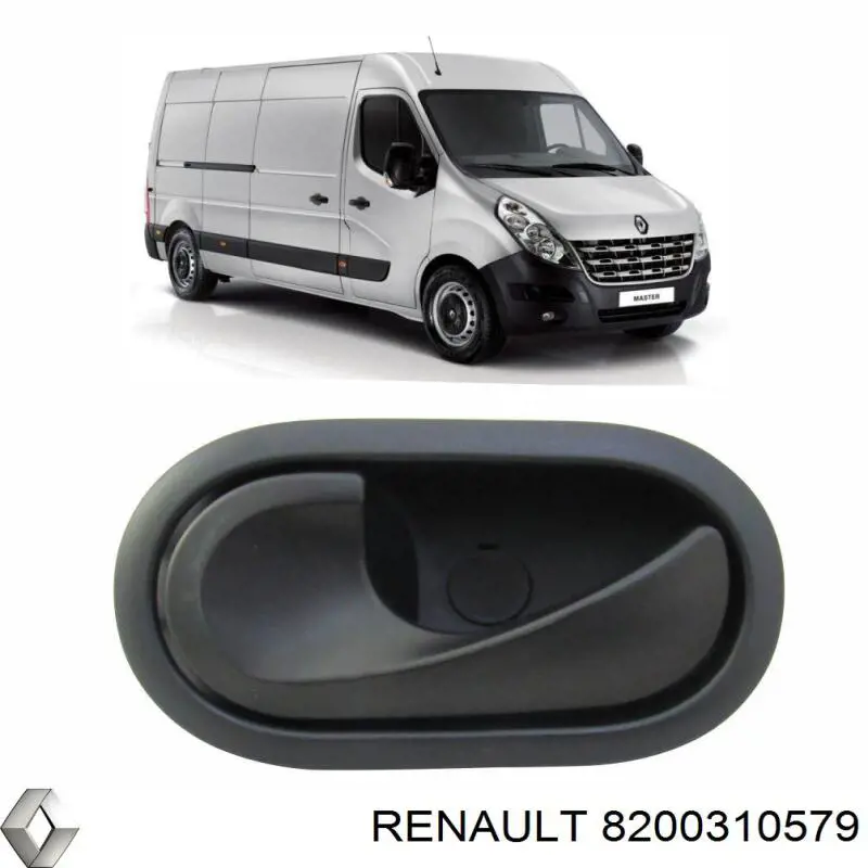8200310579 Renault (RVI) Ручка двери левой внутренняя передняя/задняя