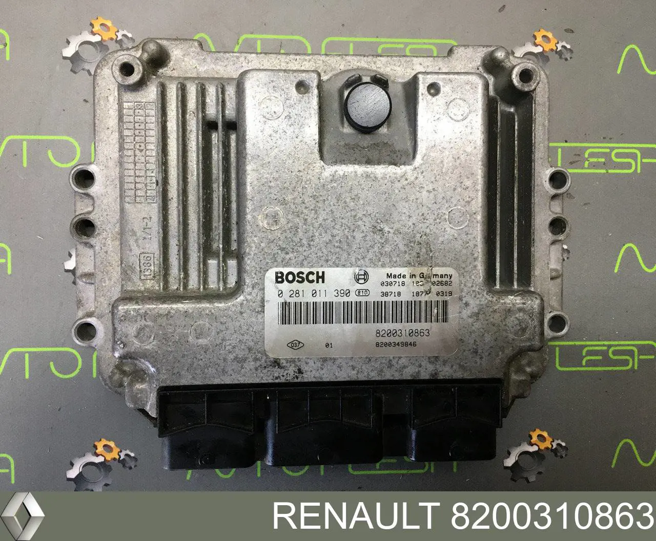 Блок управления двигателем 8200310863 Renault (RVI)