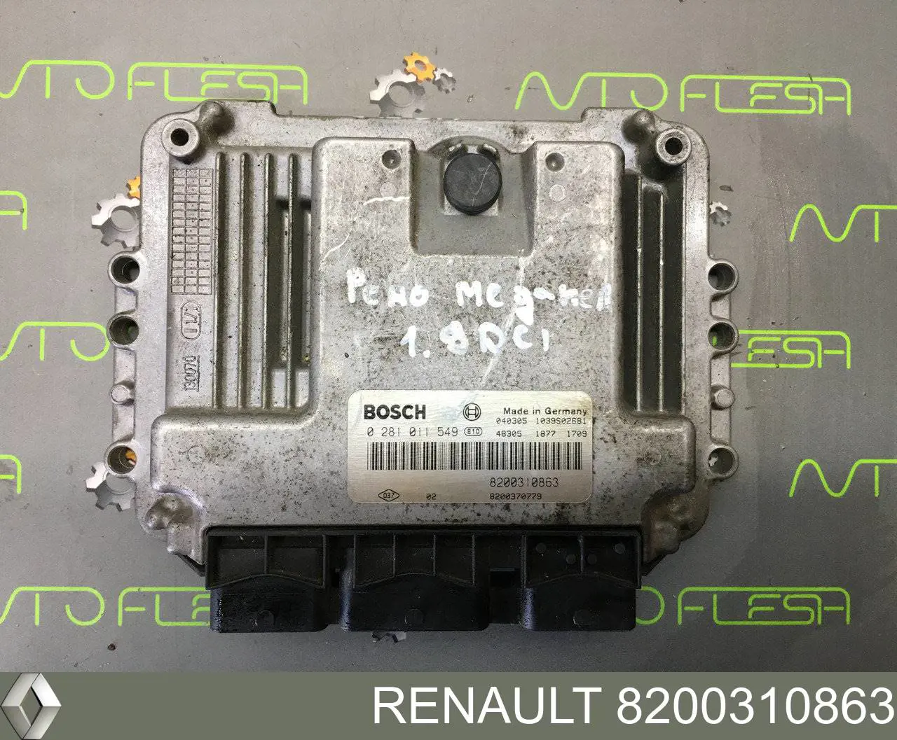 Модуль управления двигателем Renault (RVI) 8200310863
