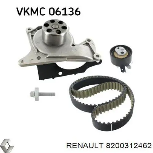 Perno de la polea del cigüeñal 8200312462 Renault (RVI)