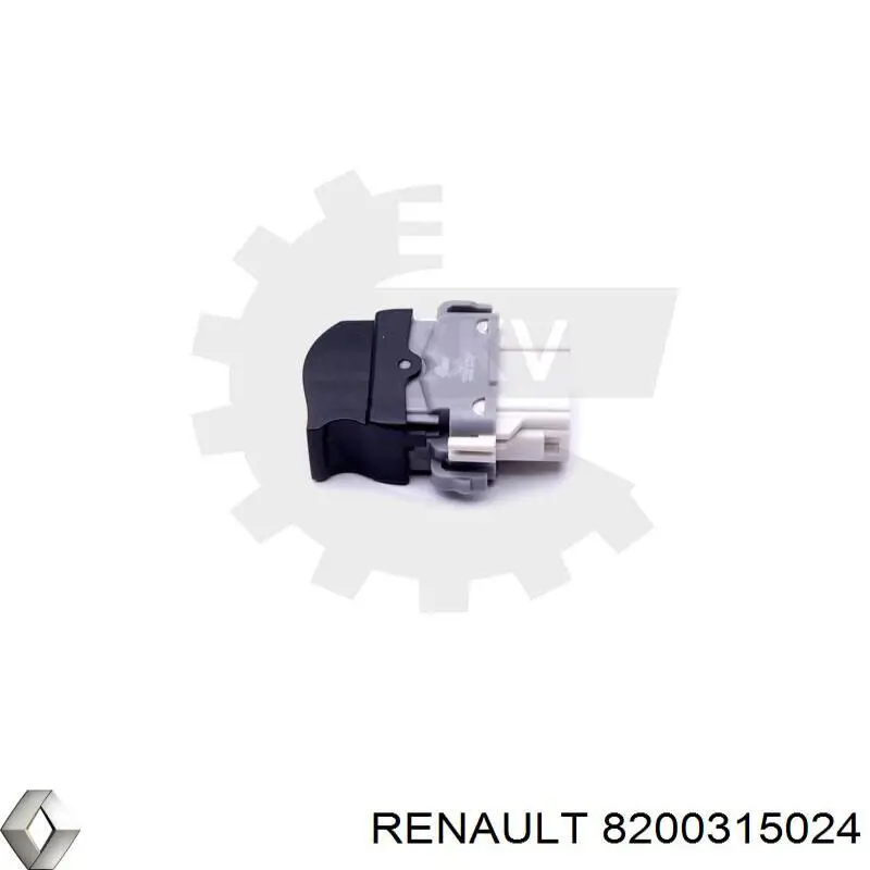 8200315024 Renault (RVI) botão traseiro de ativação de motor de acionamento de vidro