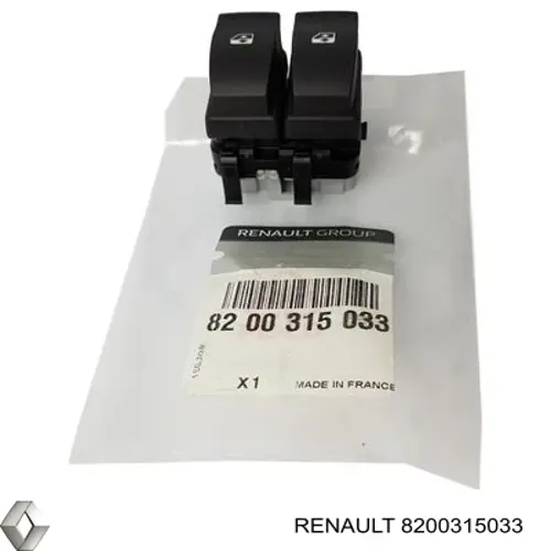 Купить 8200315033 Renault (RVI) Кнопки переднего левого стеклоподъёмника