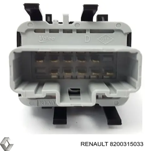 Кнопочный блок управления стеклоподъемником передний левый 8200315033 Renault (RVI)