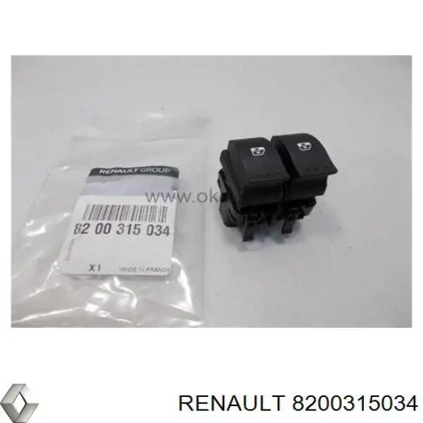 8200315034 Renault (RVI) Кнопки переднего левого стекло подъёмника