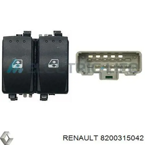 Купить 8200315042 Renault (RVI) Кнопки переднего левого стеклоподъёмника